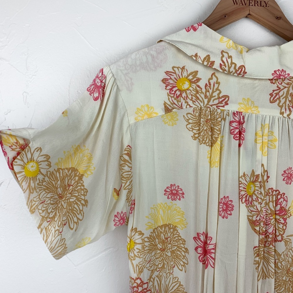 Free People Blue Hawaii Floral Mini Dress - Picture 7 of 8